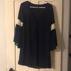 Boho Navy Dress Medium